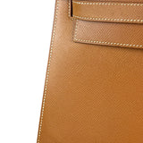 Hermes Kelly 32 Sellier Epsom Gold Handbag 1995