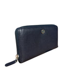 Chanel Navy Blue Long Zip Wallet