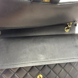 Chanel Black Lambskin Double Flap Bag 2017