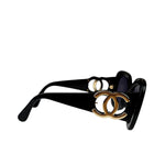 Chanel Black Oversized Sunglasses
