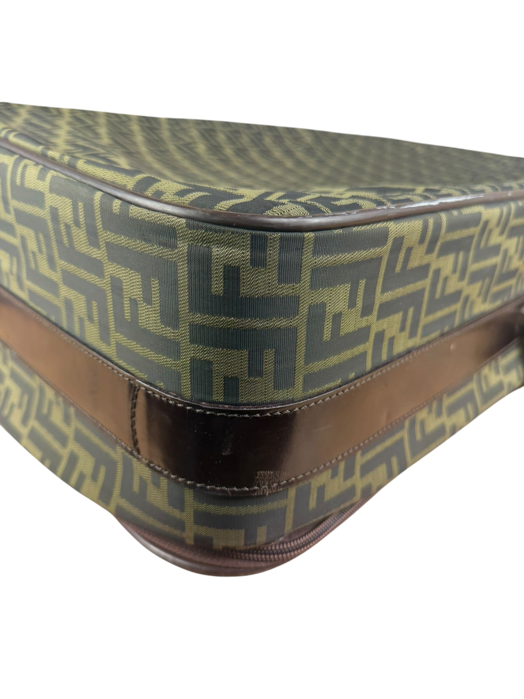 Fendi FF Canvas Suitcase