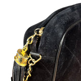 Chanel Suede CC Matelasse Camera Bag '88