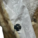 Vintage Beige Mink Fur Coat