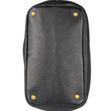 Prada Black Leather Vitello Daino 2Way Handbag