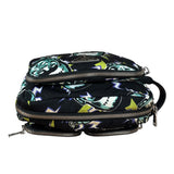 Prada Multicolor Nylon Leather Trim Frankenstein Print Pouch