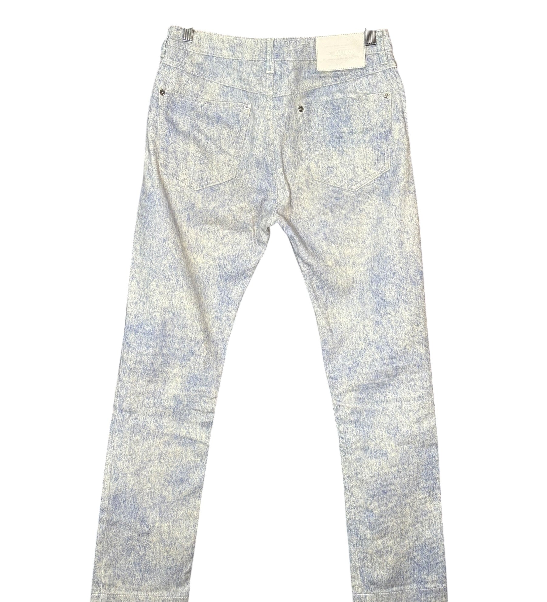 Louis Vuitton Acid Wash Skinny Jeans