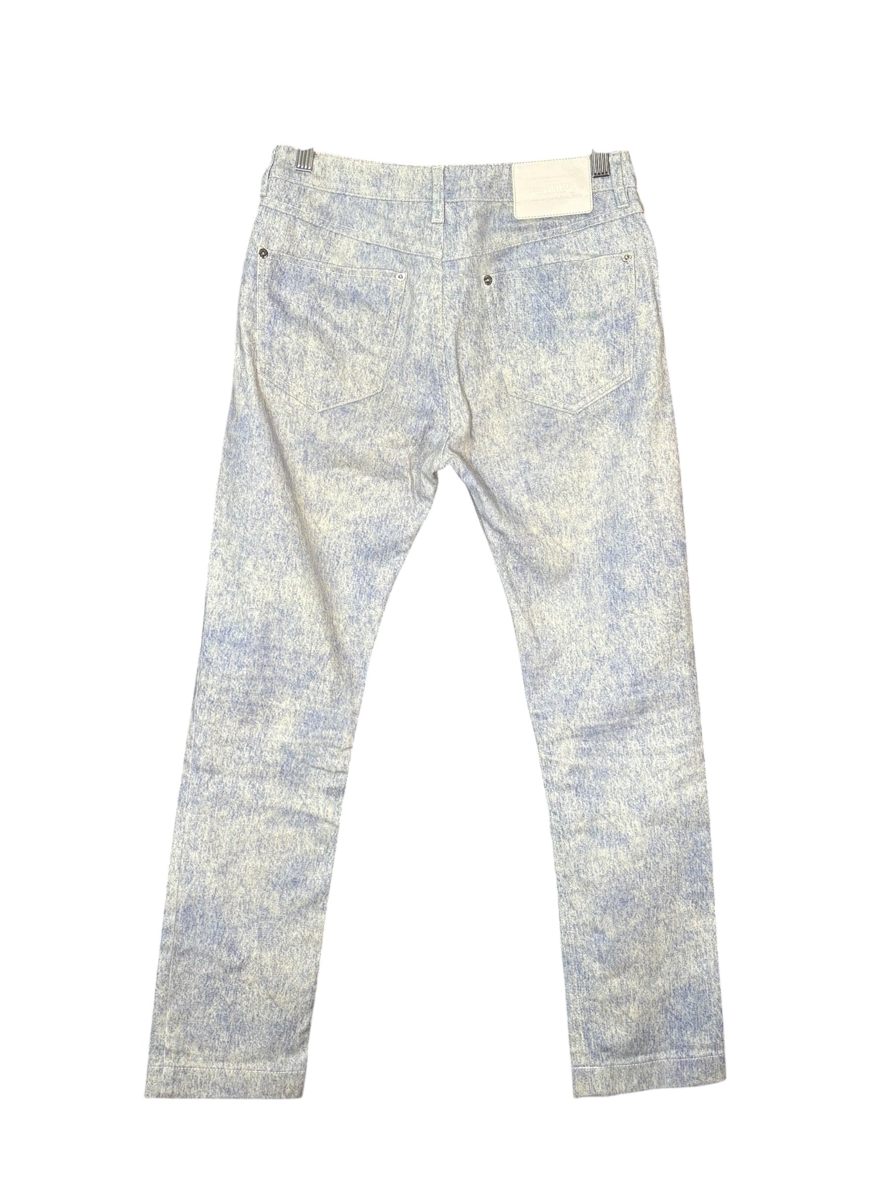 Louis Vuitton Acid Wash Skinny Jeans