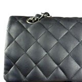 Chanel Classic Quilted Black Double Flap Bag 2003