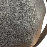 Gucci Black Pebbled Leather Half Moon Hobo Bag