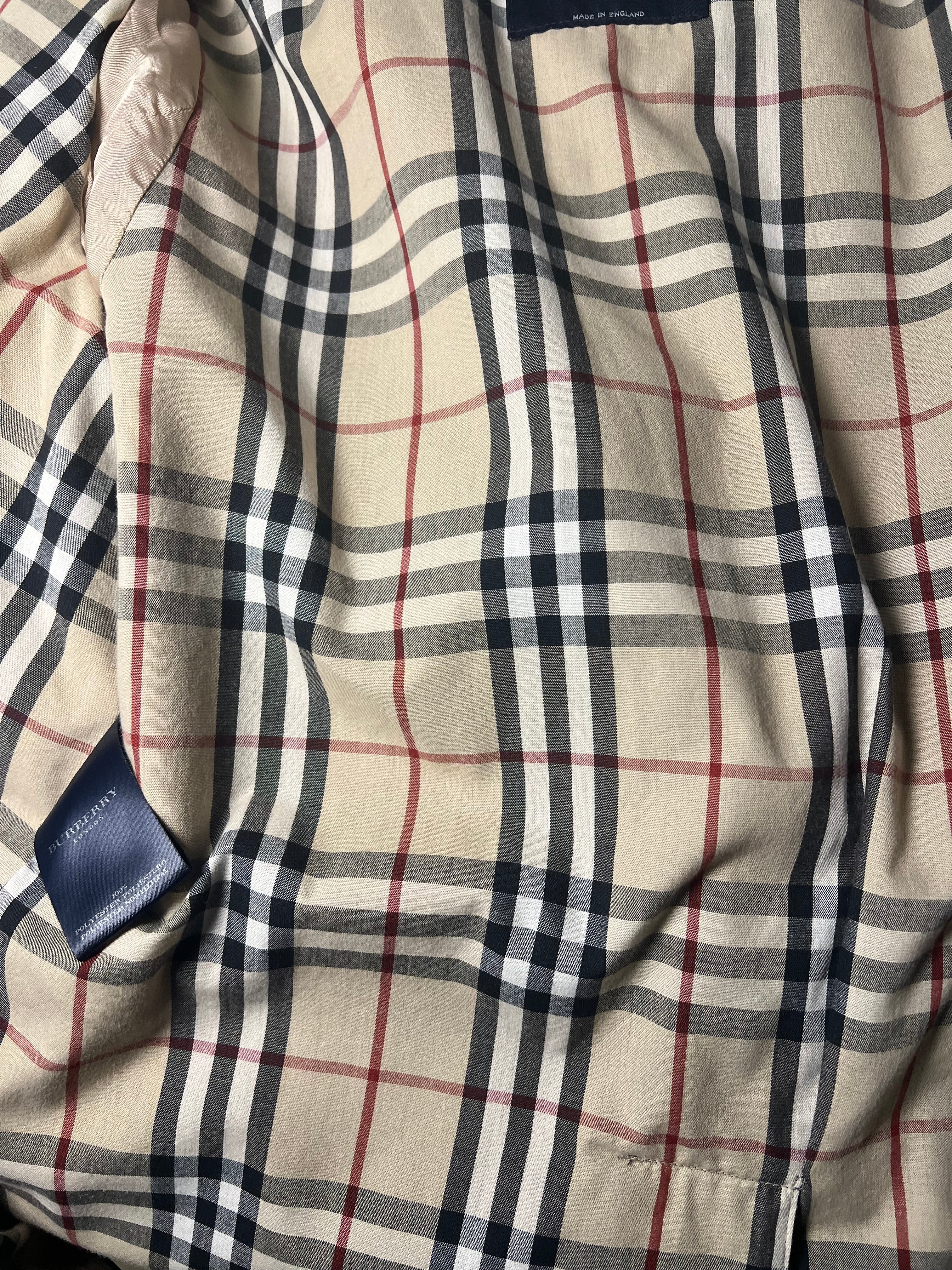 Burberry Black Button Up Coat