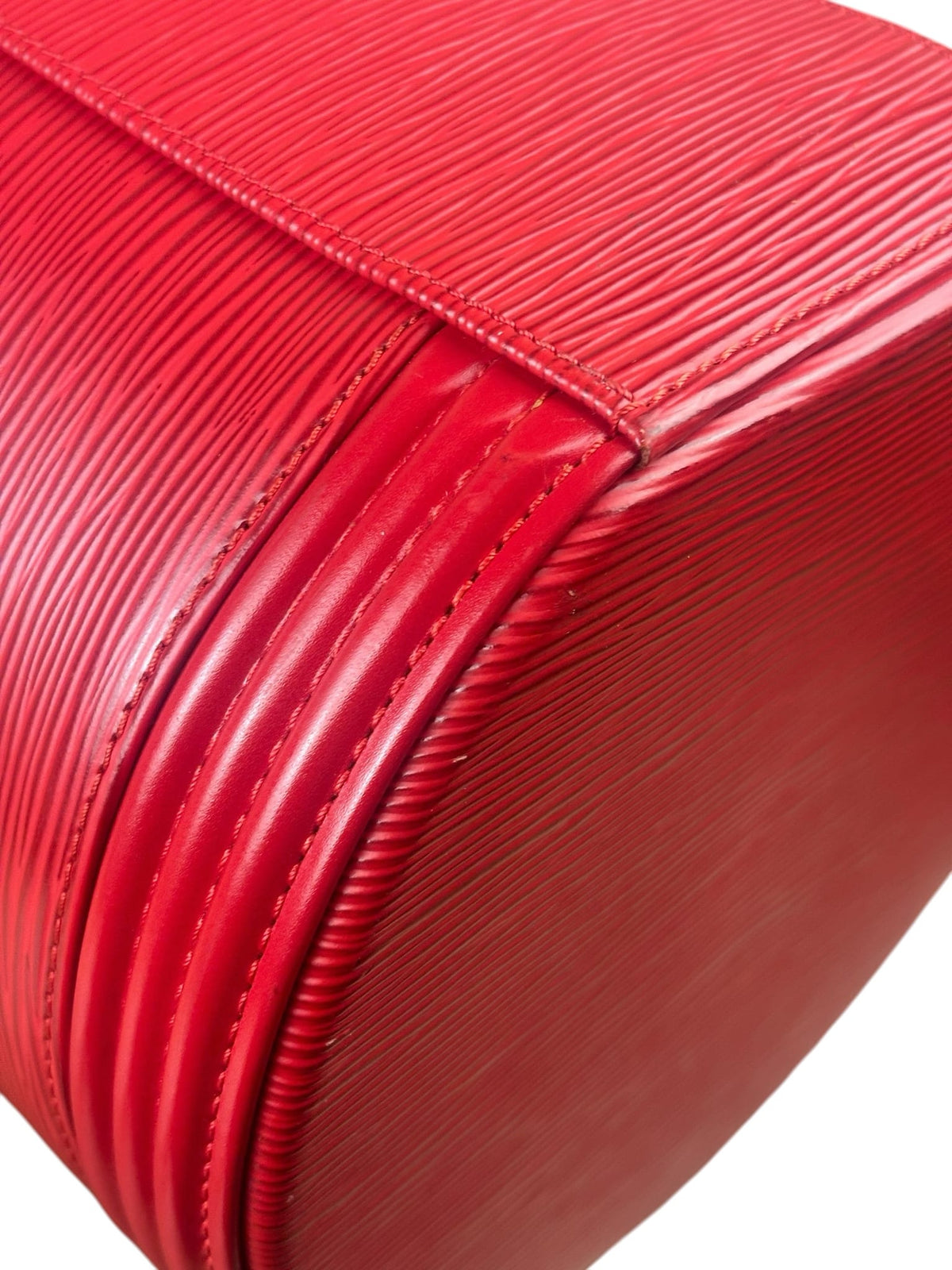 Louis Vuitton Castilian Red Epi Leather Cannes Vanity Bag