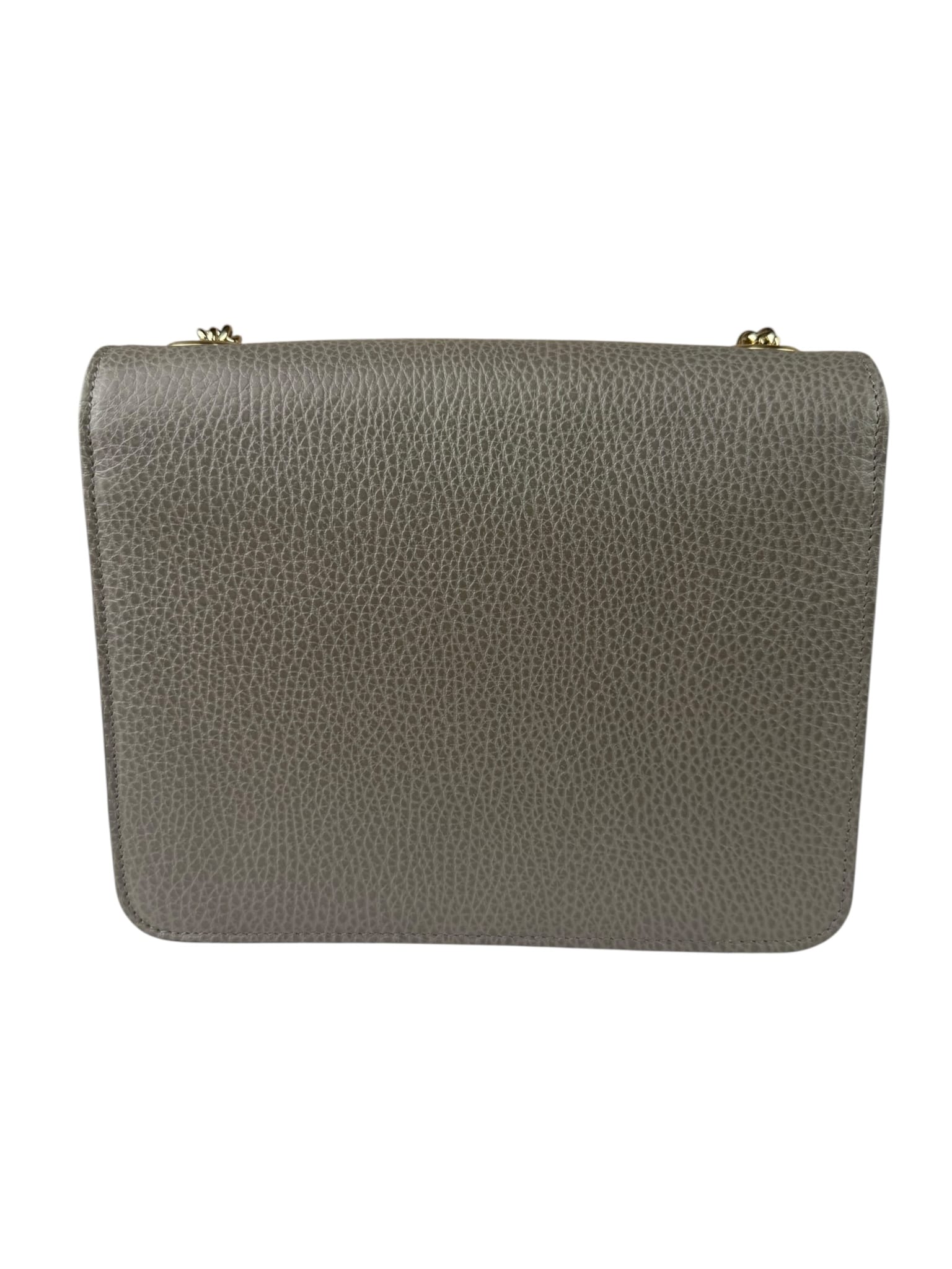 Gucci Grey Calfskin Interlocking Small G Shoulder Bag