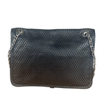 Chanel Black Perforated Leather Up in the Air Flap Bag 2012