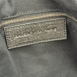 Balenciaga Black Leather Moto Bridge Zip Overnight Tote