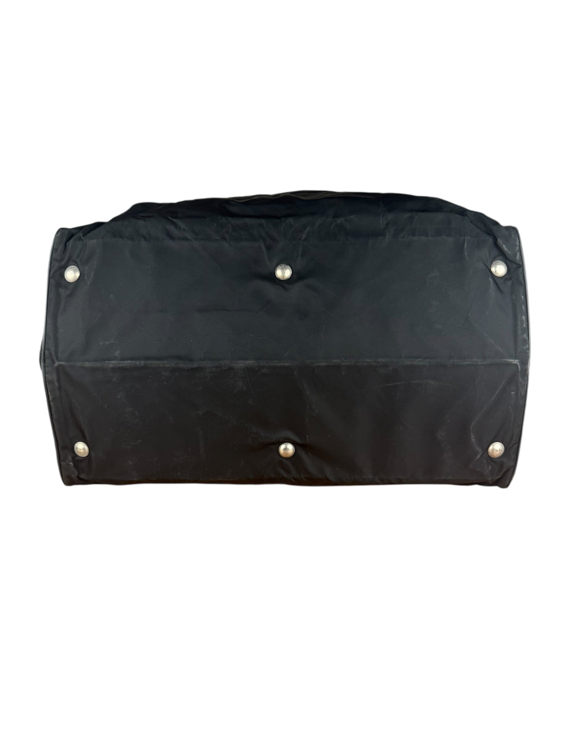 Prada Black Nylon Vintage Duffle Bag