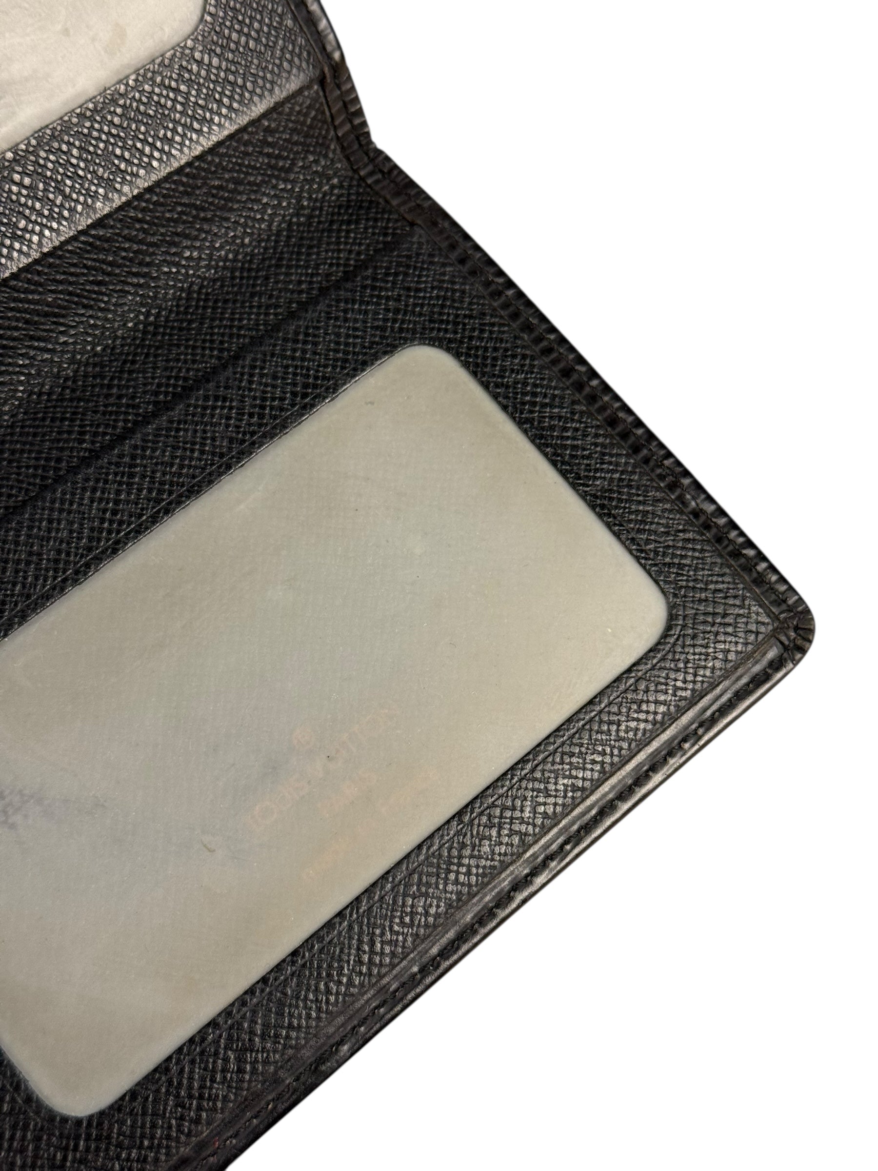 Louis Vuitton Black Epi Leather ID Holder