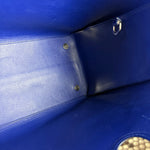 Christian Dior Python Trimmed Blue Addict Tote