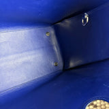 Christian Dior Python Trimmed Blue Addict Tote