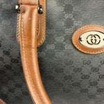 Gucci Vintage Micro GG Black/Brown Supreme Satchel Hand Bag