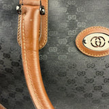 Gucci Vintage Micro GG Black/Brown Supreme Satchel Hand Bag