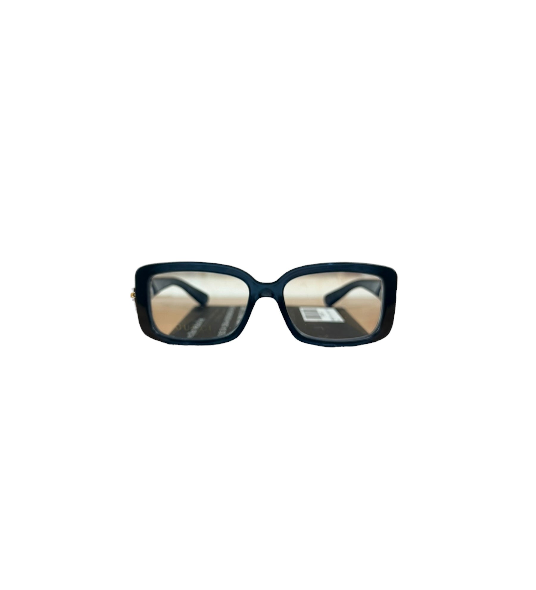 Gucci Interlocking G Transparent Rectangle Glassess GG14060