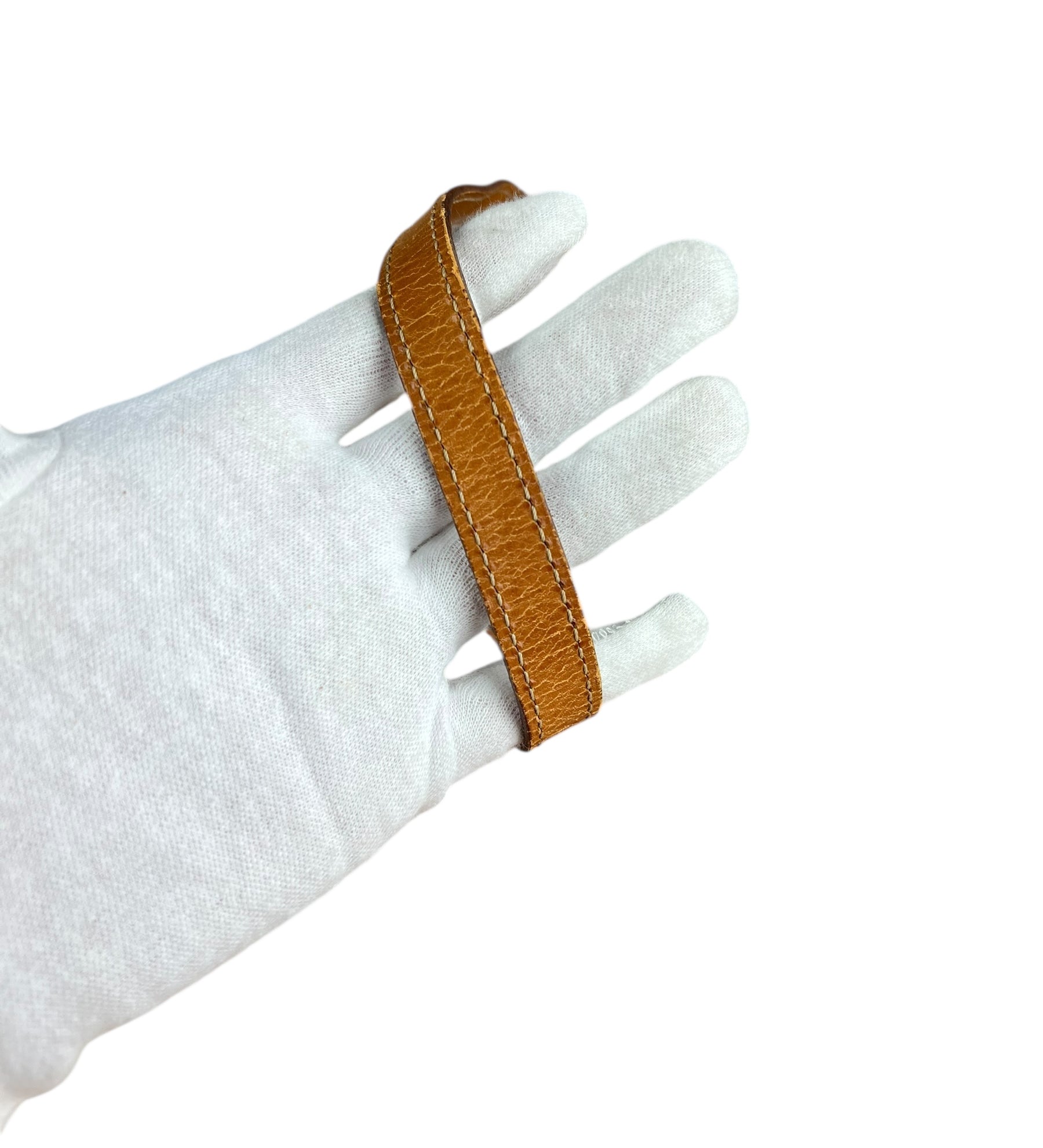 Celine Vintage Macadam Striped Shoulder Tote