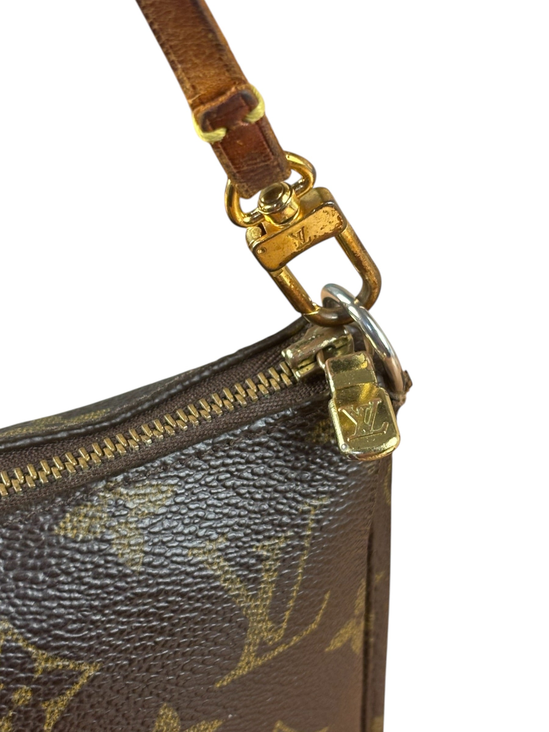 Louis Vuitton Leather Monogram Pochette
