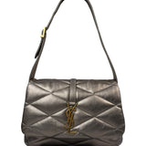 Saint Laurent Metallic Bronze Lambskin Quilted Le 57 Shoulder Bag