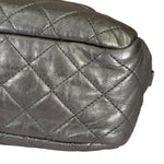 Chanel Metallic Silver Quilted Calfskin Reissue Camera Bag 2008