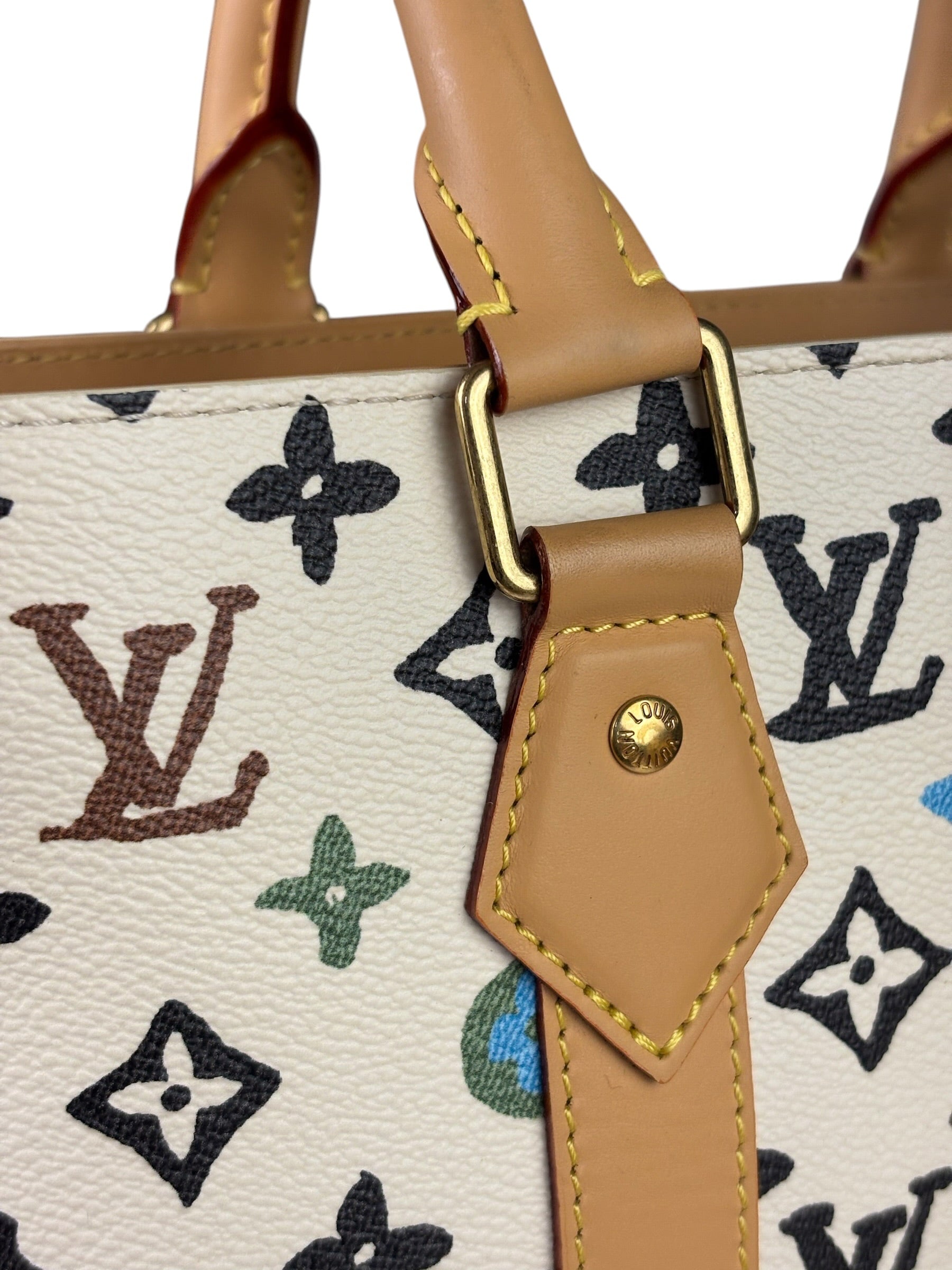 Louis Vuitton x Tyler Cream Monogram Craggy Sac Plat Tote
