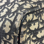 Christian Dior Vintage Black Trotter Boston Bag