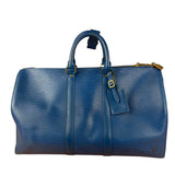 Louis Vuitton Vintage Blue Epi Leather Keepall