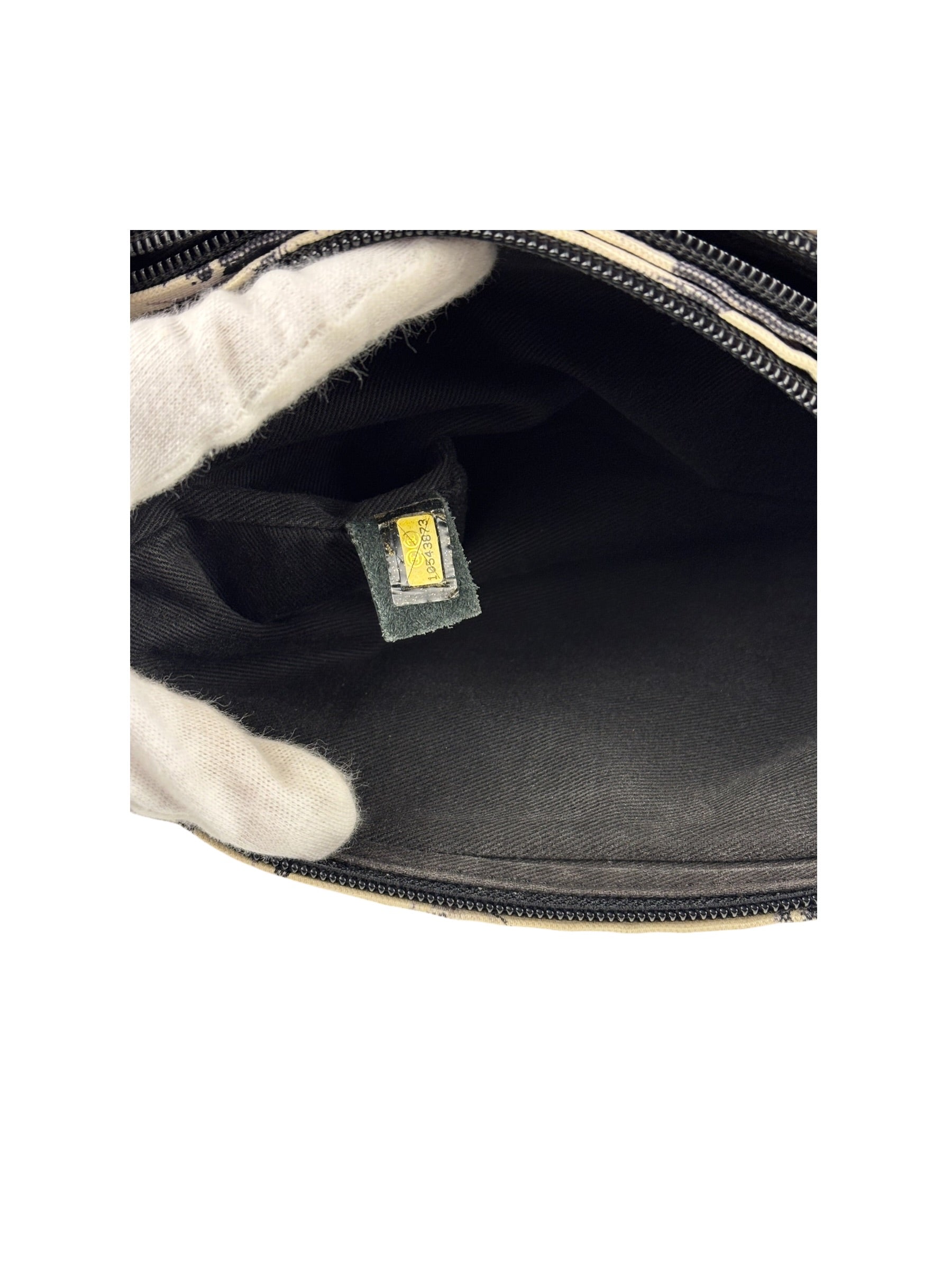 Chanel Vintage Airline Canvas Shoulder/Crossbody Bag 2004