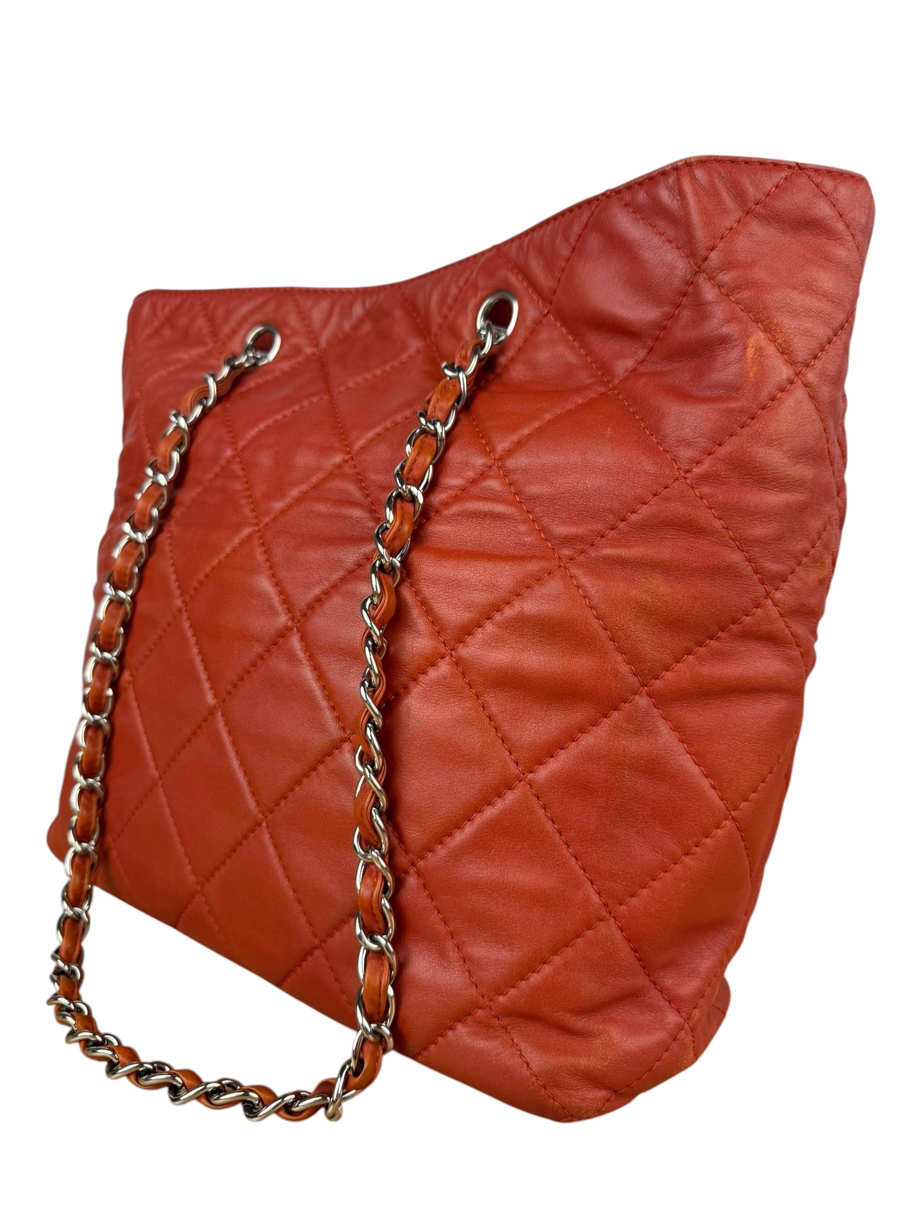Chanel Quilted Lambskin In The Business North/South Tote 2010