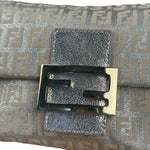 Fendi Vintage Metallic Jacquard Mini Baguette