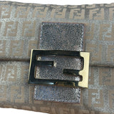 Fendi Vintage Metallic Jacquard Mini Baguette
