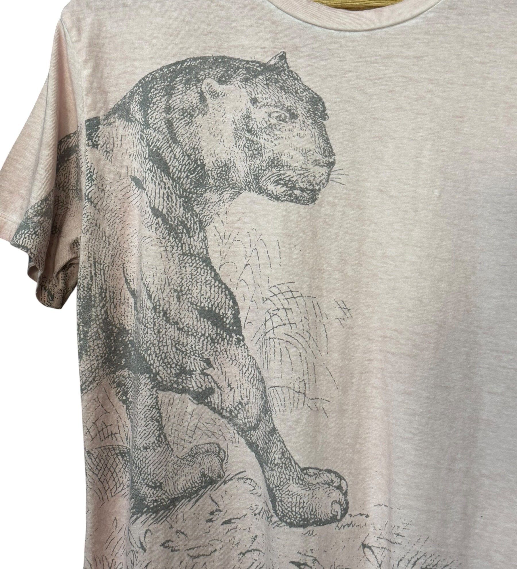 Cristian Dior Pink Dioriviera Animal-Graphic T-shirt