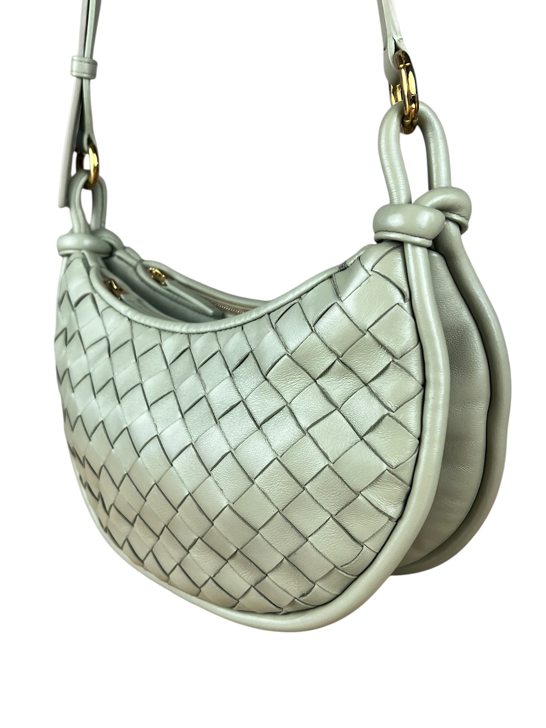Bottega Veneta Intercciato Gemilli Shoulder Bag