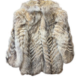 Vintage Brown Fox Fux Coat