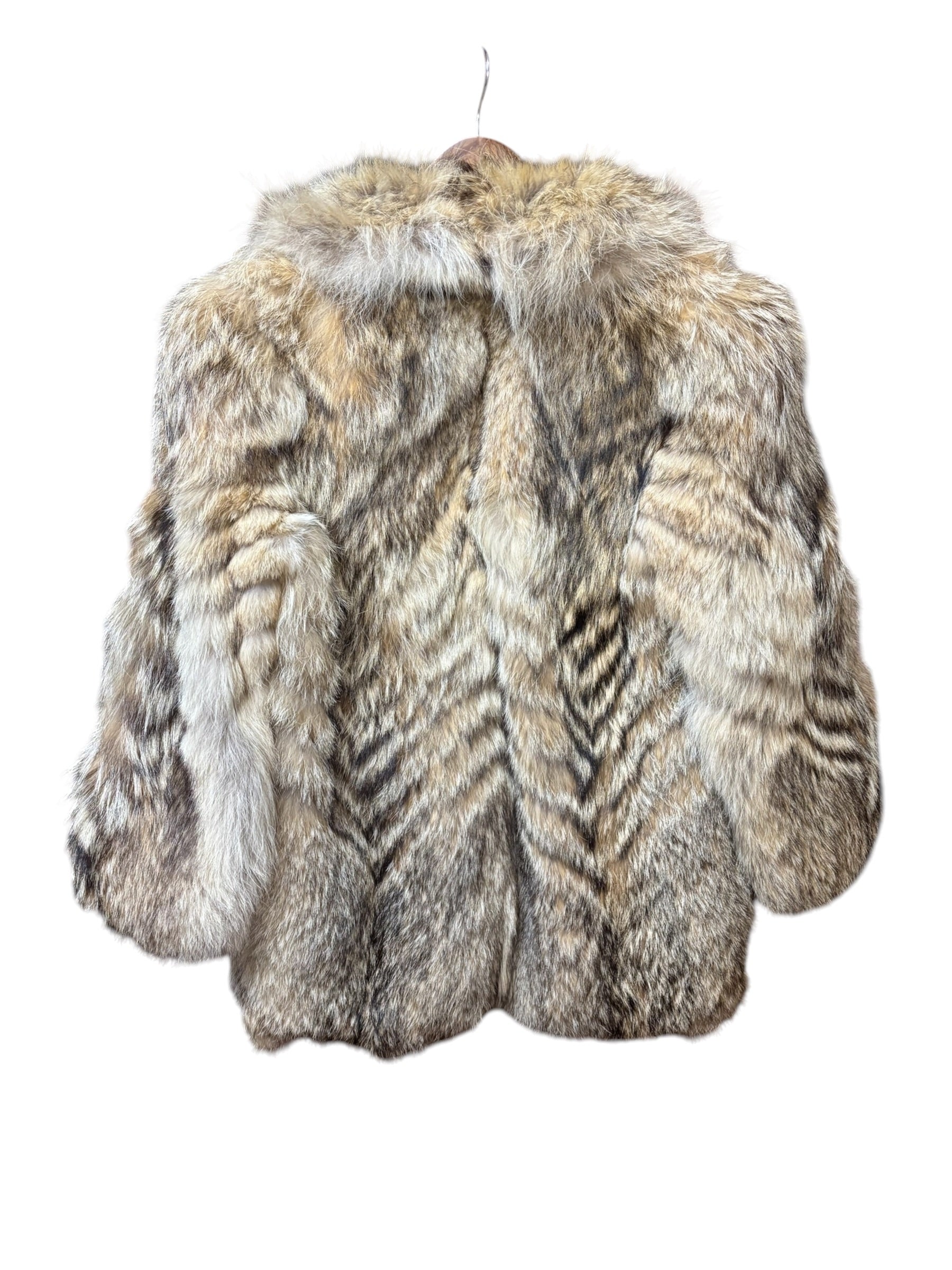 Vintage Brown Fox Fux Coat