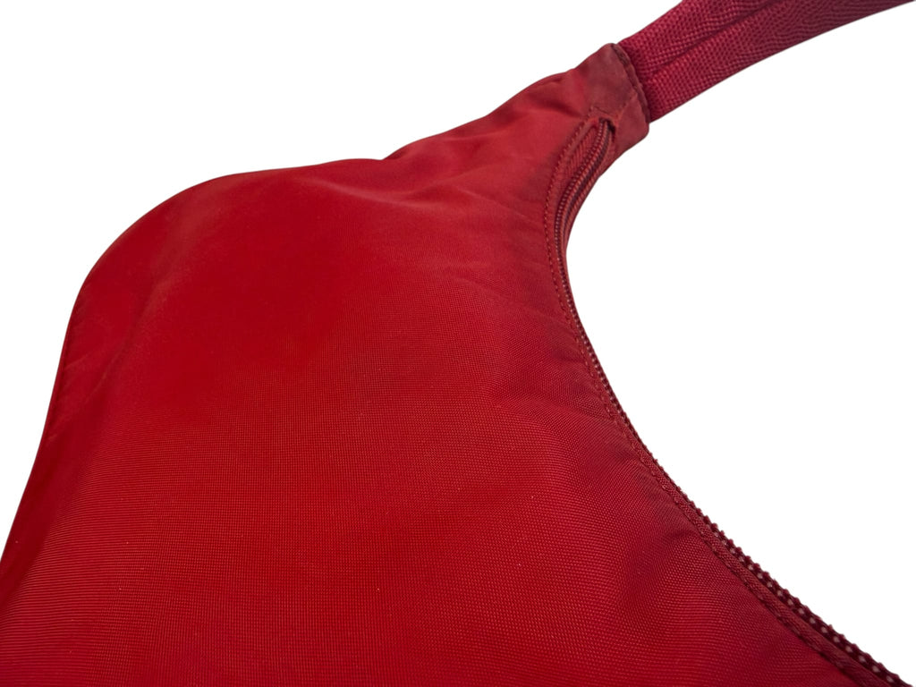Prada Red Tessuto Nylon Pochette