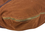 Hermes Vintage Brown Canvas Fourre Tote