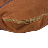 Hermes Vintage Brown Canvas Fourre Tote