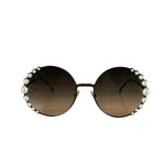 Fendi FF Ribbons & Pearls Round Sunglasses 0295/S