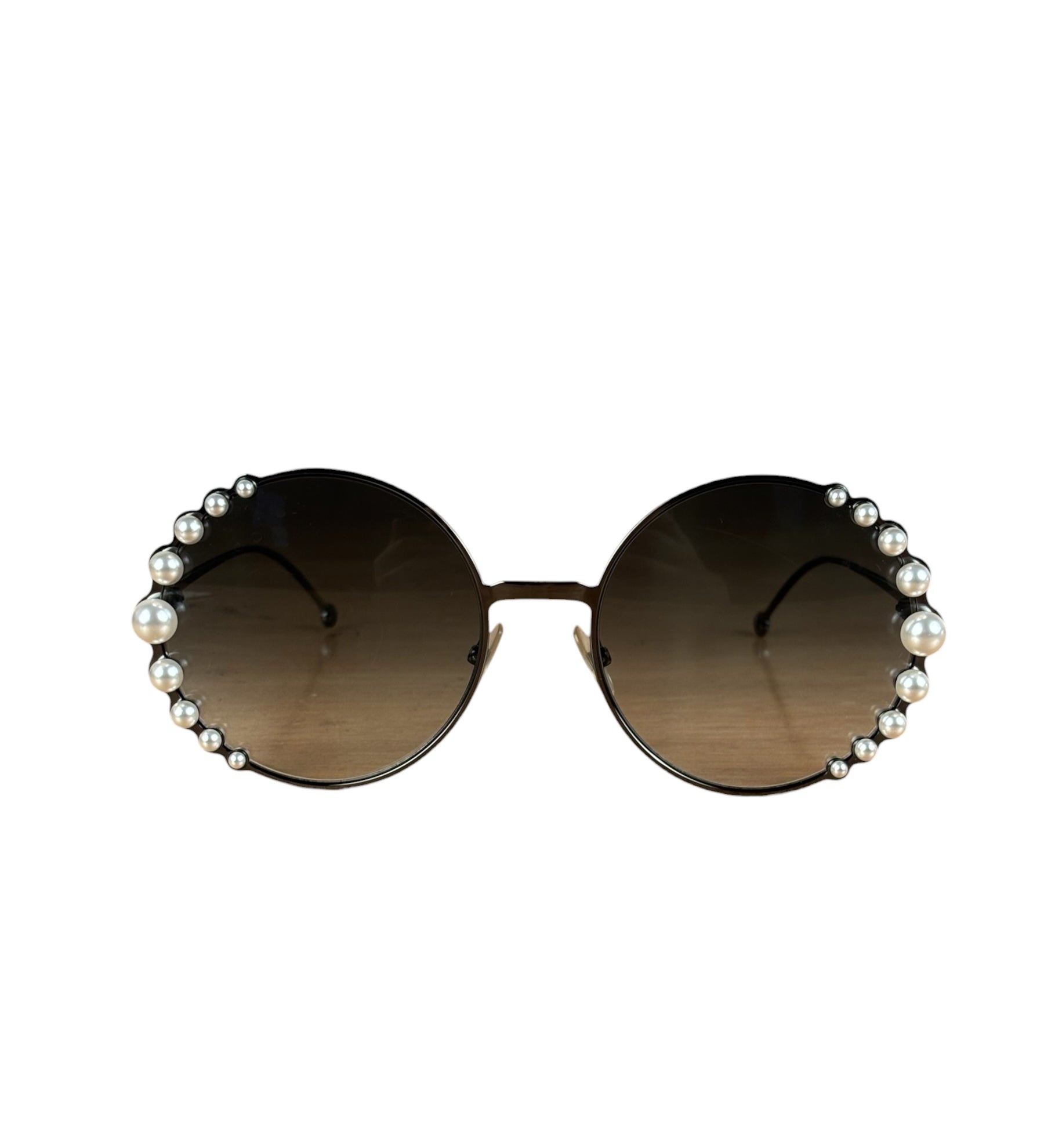 Fendi FF Ribbons & Pearls Round Sunglasses 0295/S