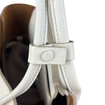 Bottega Veneta Cream Leather Mini Arco Two-Way Bag
