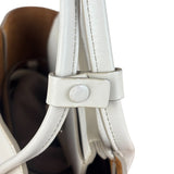 Bottega Veneta Cream Leather Mini Arco Two-Way Bag