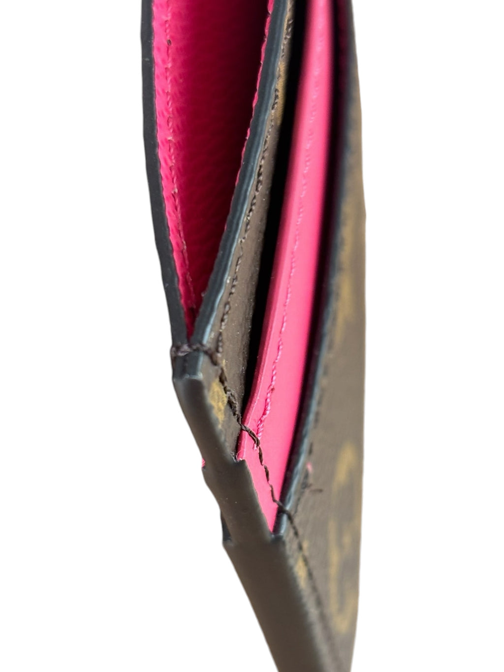 Louis Vuitton Brown/Pink Monogram Card Holder