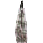 Burberry Vintage Light Pink Check Long Tote Bag