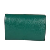 Gucci Green Leather Crystal Embellished Dionysus Chain Bag